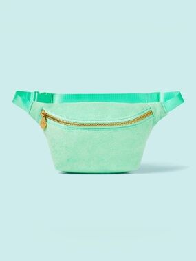NWT Stoney Clover x Target Mint Green Fanny Pack Bag Terry Cloth Crossbody